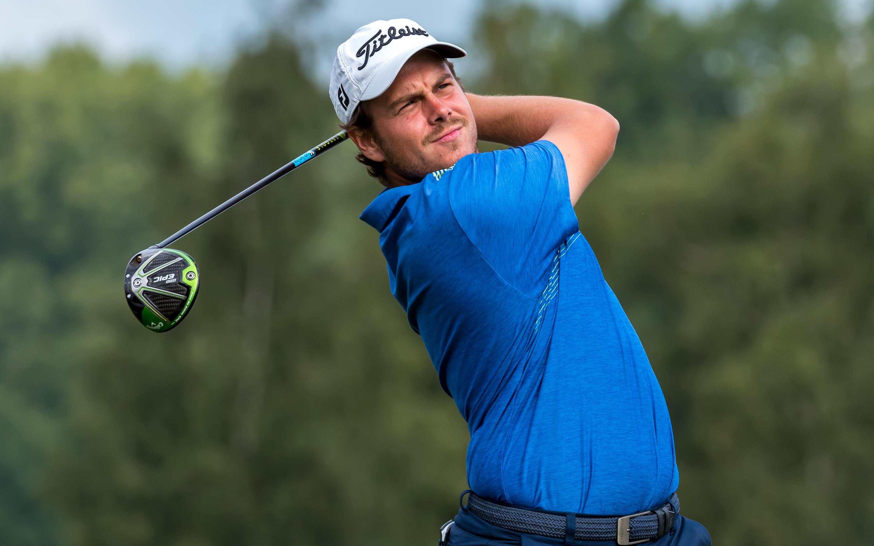 De Nederlandse golfer Lars van Meijel