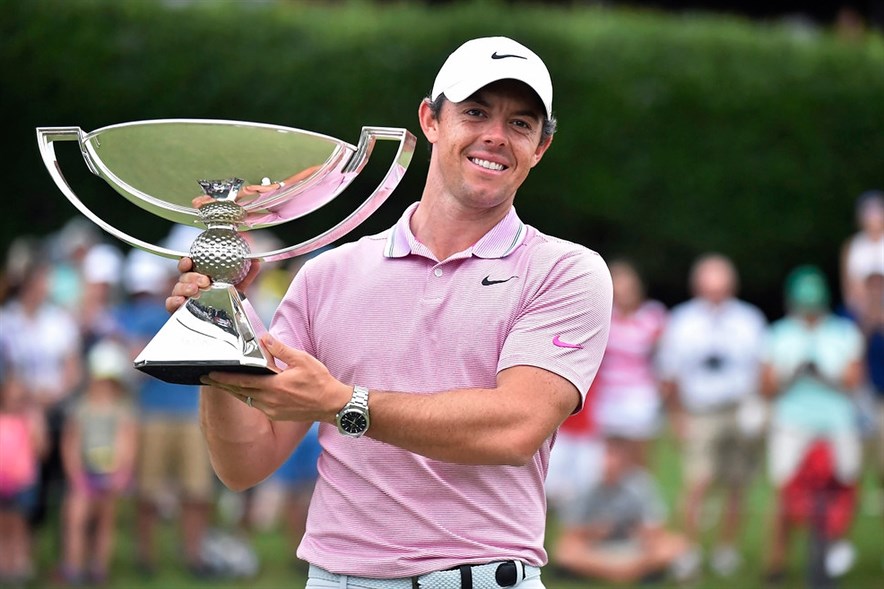 Rory McIlroy wint het Tour Championship en daarmee ook de FedEx Cup.