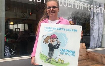 Daphne van Houten Fysiek Beperkte Golfer van het jaar 2019
