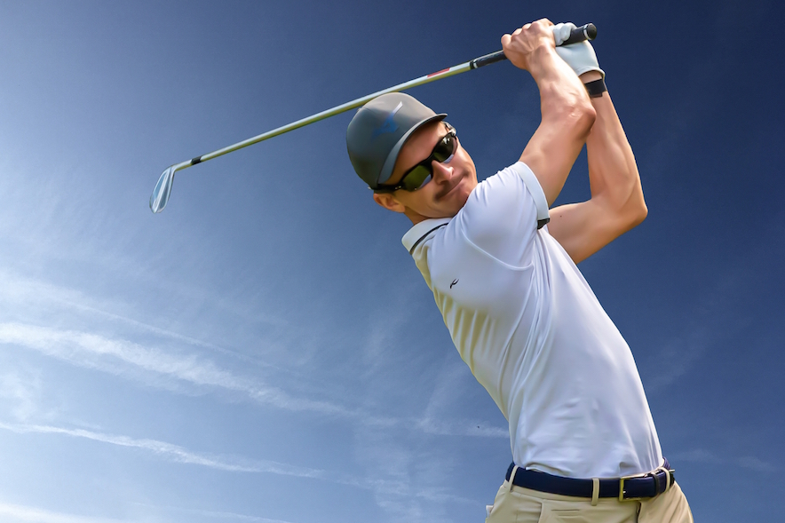 De Nederlandse golfer Daan Huizing