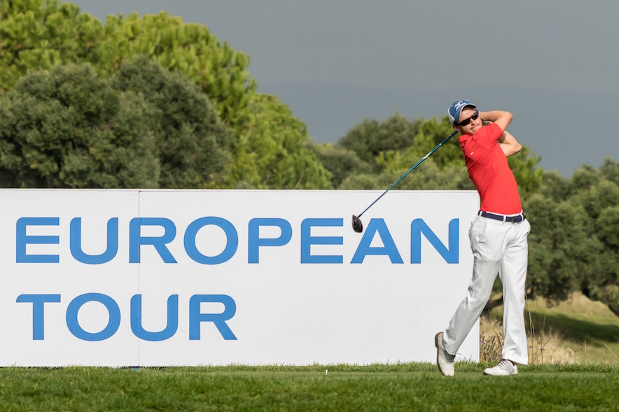 De Nederlandse golfer Daan Huizing