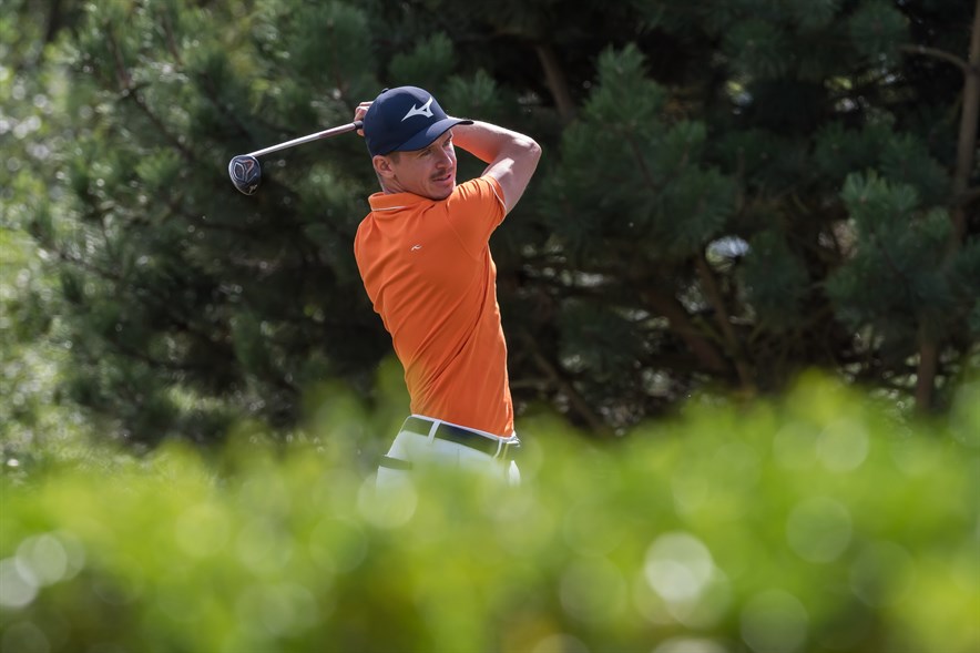 De Nederlandse golfer Daan Huizing in de KPMG Trophy