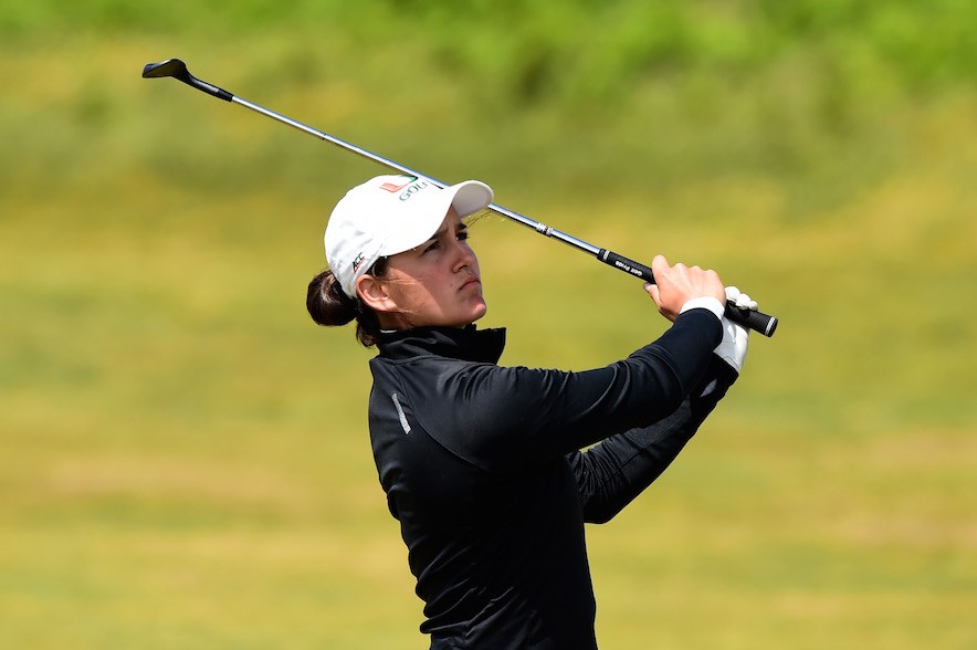 De Nederlandse golfster Dewi Weber