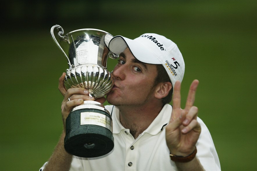 De Engelse topgolfer Ian Poulter won het Italiaans Open in 2002