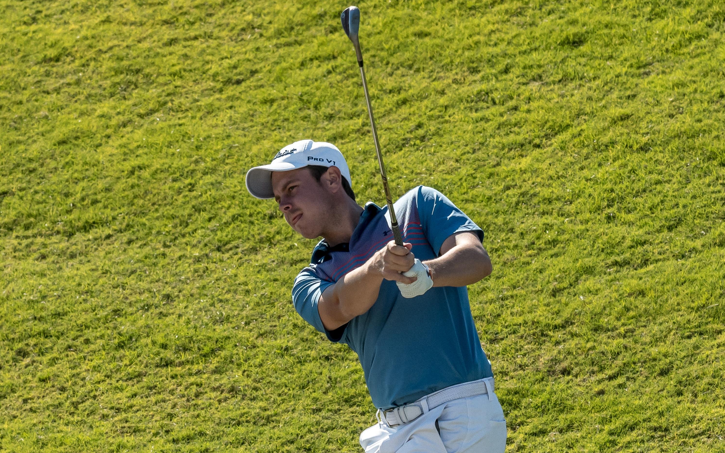 De Nederlandse golfer Lars van Meijel