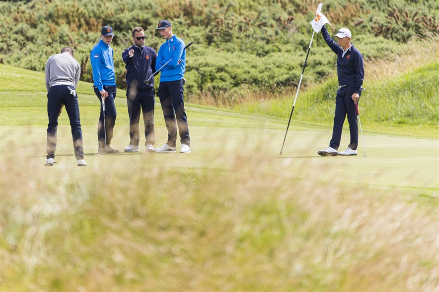 Taco Remkes met golftalenten