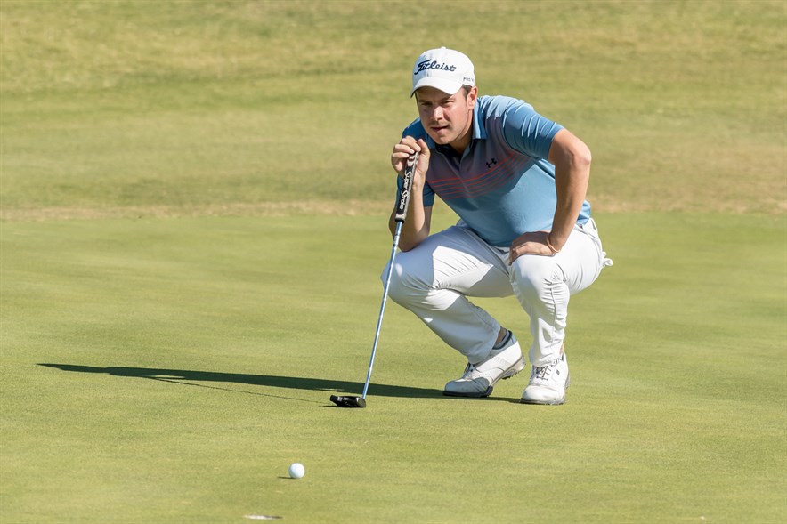 De Nederlandse topgolfer Lars van Meijel