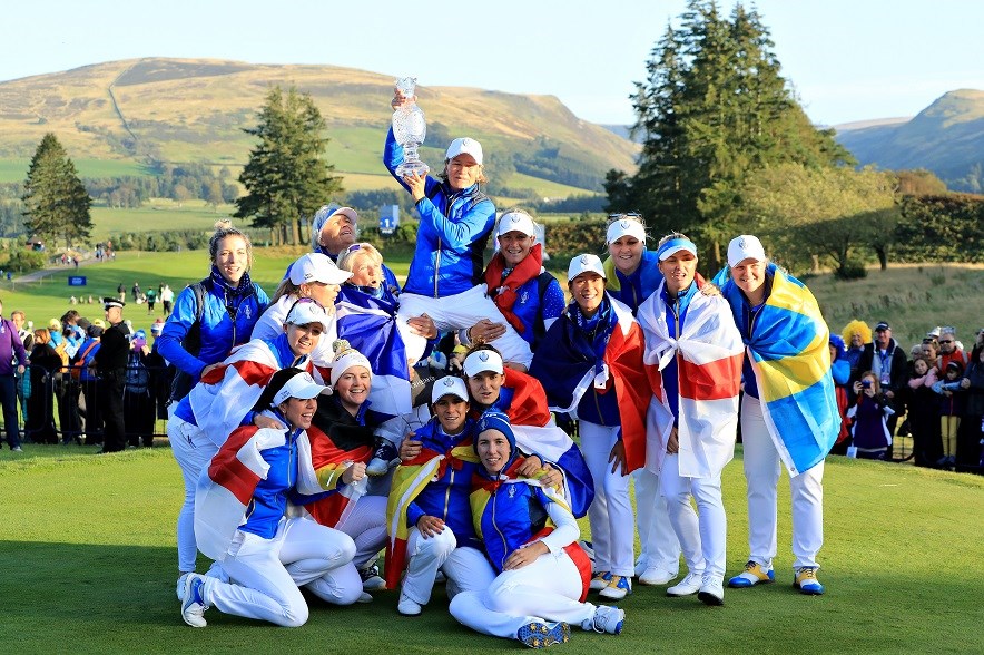 Europa wint de Solheim Cup Anne van Dam