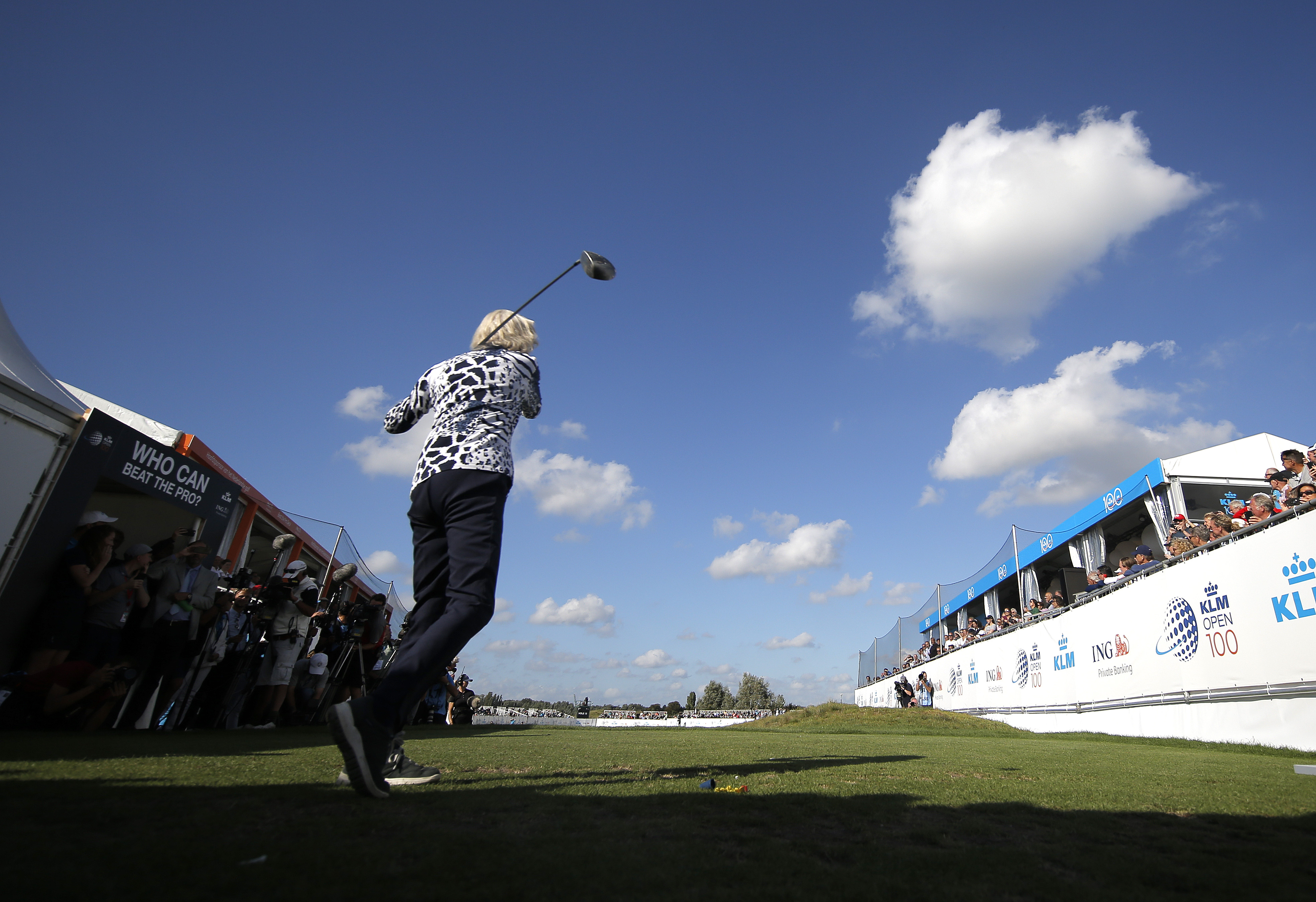 Susan Hosang de 100-jarige die meedeed aan het KLM Open 2019