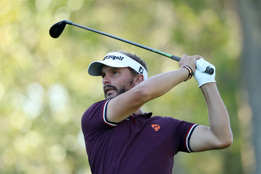 De Nederlandse topgolfer Joost Luiten tijdens het Turkish Airlines Open