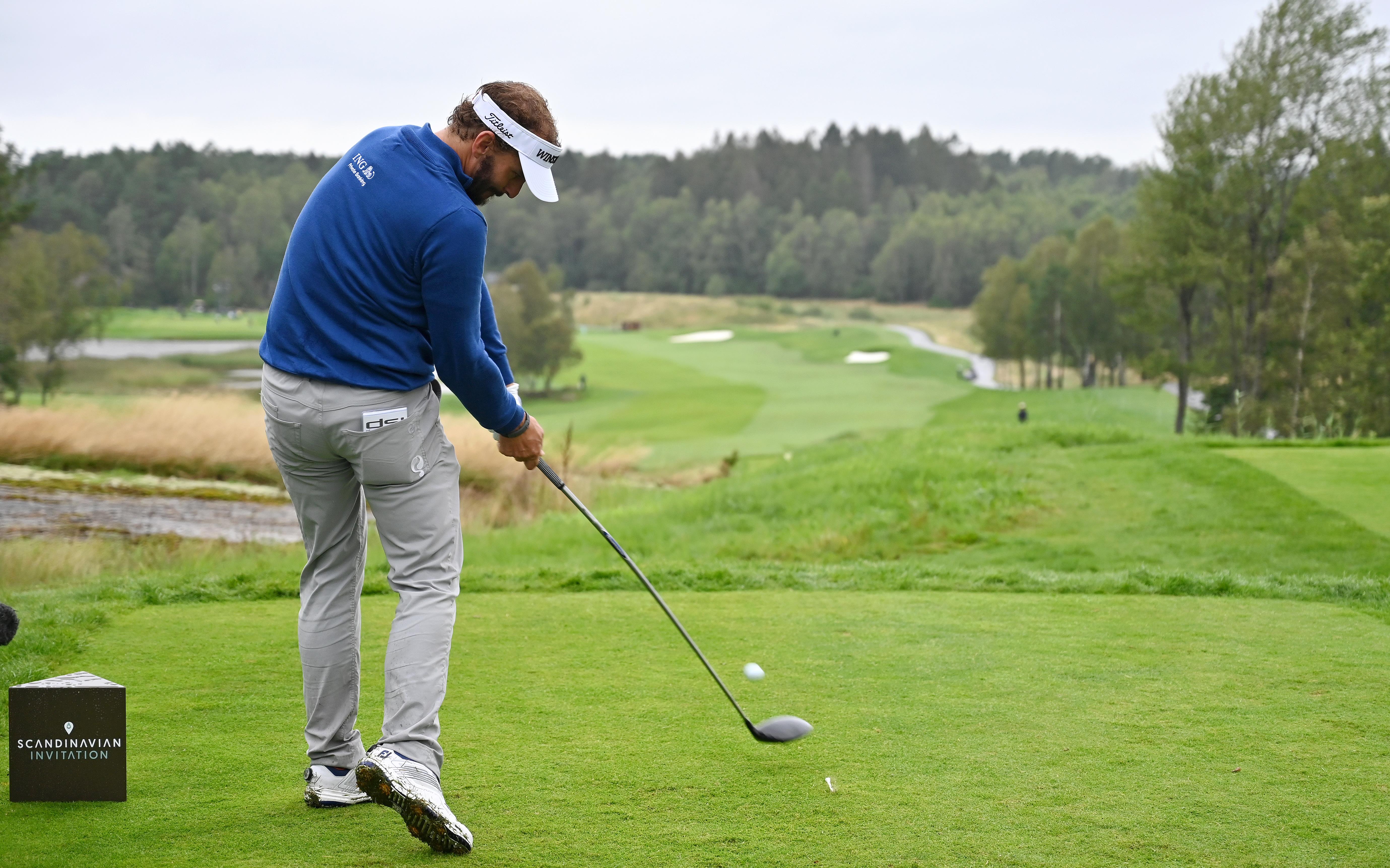 De Nederlandse topgolfer Joost Luiten in de Scandinavian Invitation
