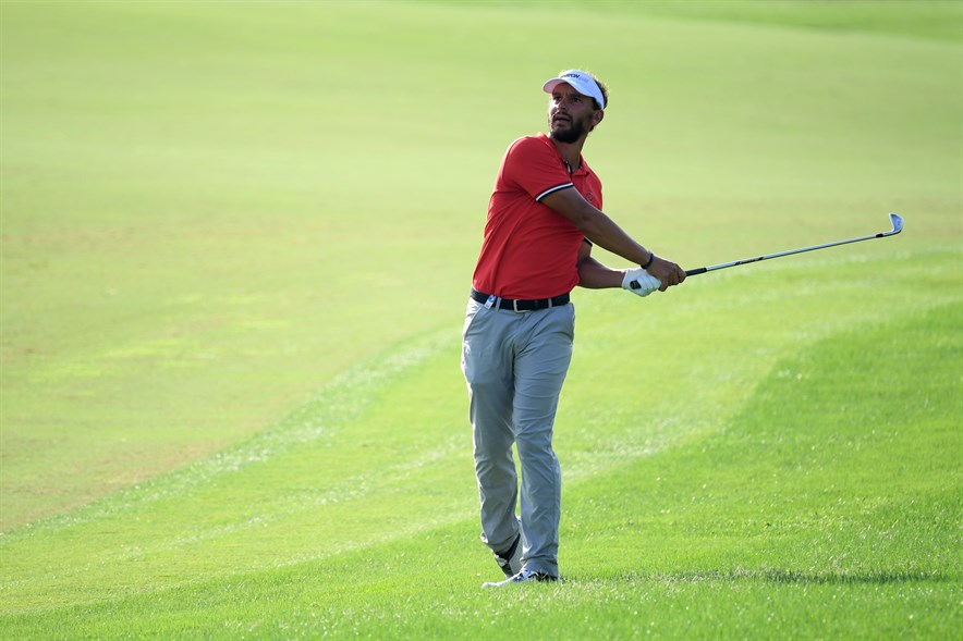De Nederlandse topgolfer Joost Luiten in Dubai