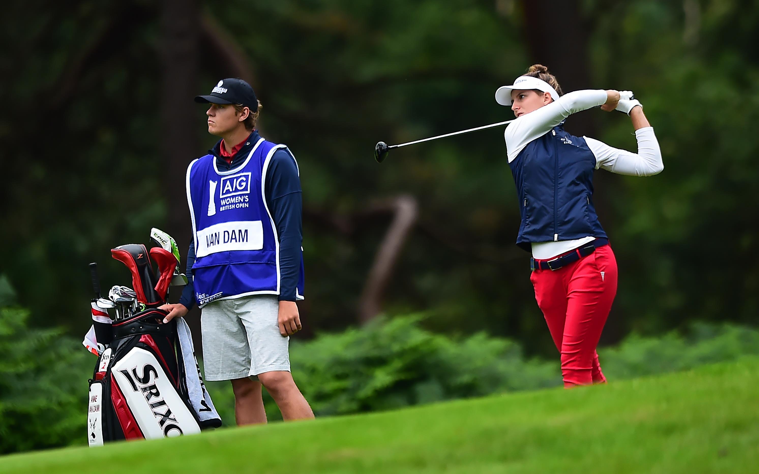 De Nederlandse topgolfster Anne van Dam