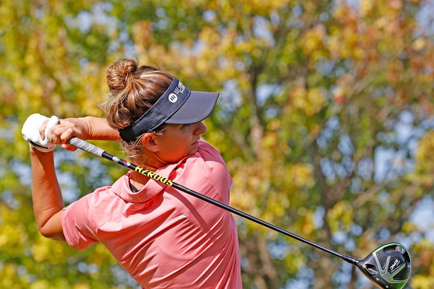 Anne van Dam op de LPGA Tour in Indianapolis