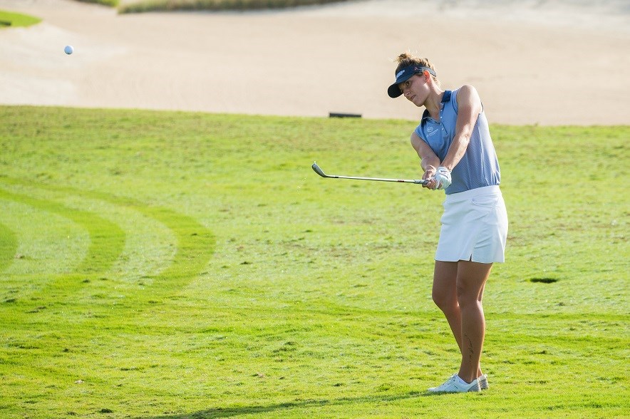 De Nederlandse topgolfster Anne van Dam.
