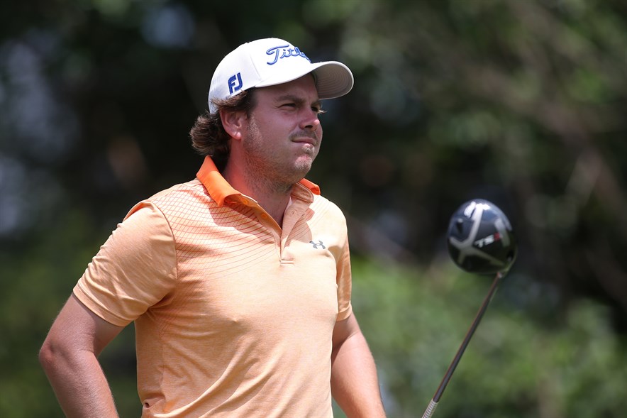 De Nederlandse topgolfer Lars van Meijel tijdens het Alfred Dunhill Championship op Leopard Creek