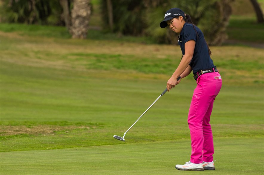 Zhen Bontant tijdens de LET Tourschool in het Spaanse La Manga 2019