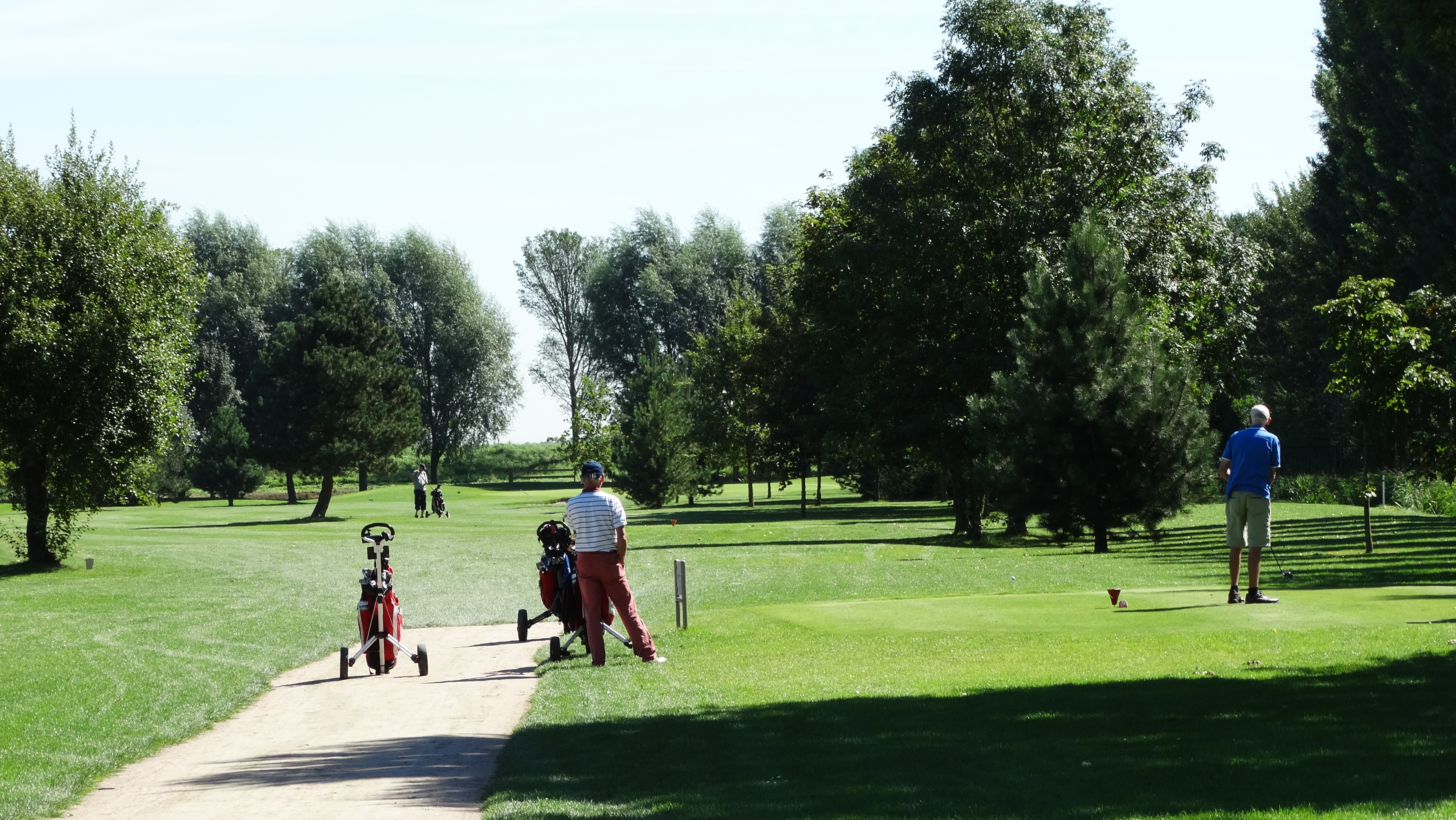 tee afslagplaats golfbaan kies de tee die het beste bij je past